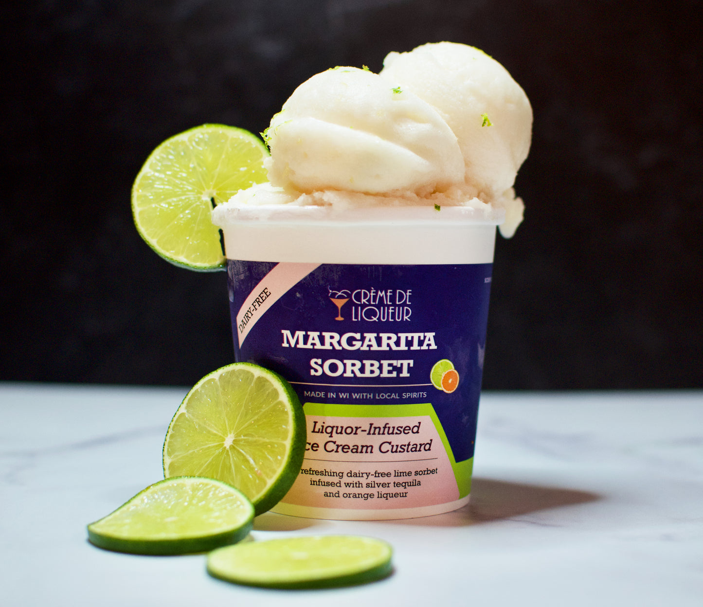 Margarita Sorbet (dairy-free)